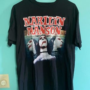 VINTAGE MARILYN MANSON OLD SCHOOL BAND T SHIRT